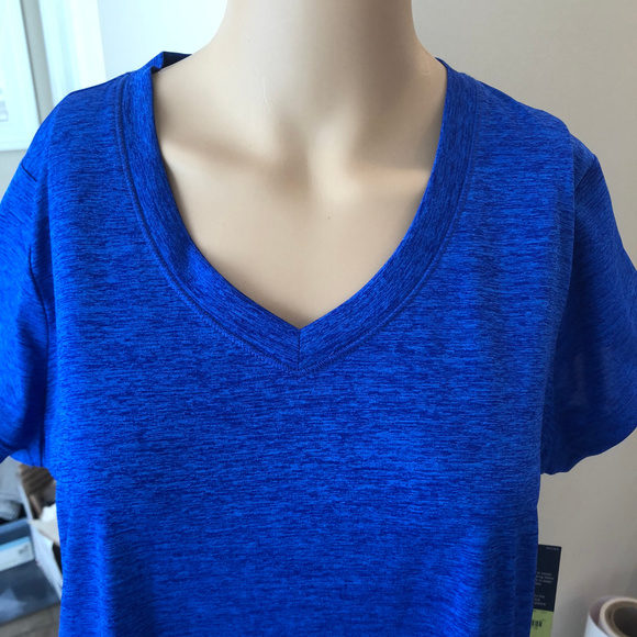 *NEW* Xersion Work Out/Yoga Vneck Tee Size L - Picture 4 of 7